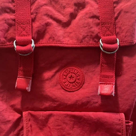 Red Kipling backpack - Picture 2 of 7